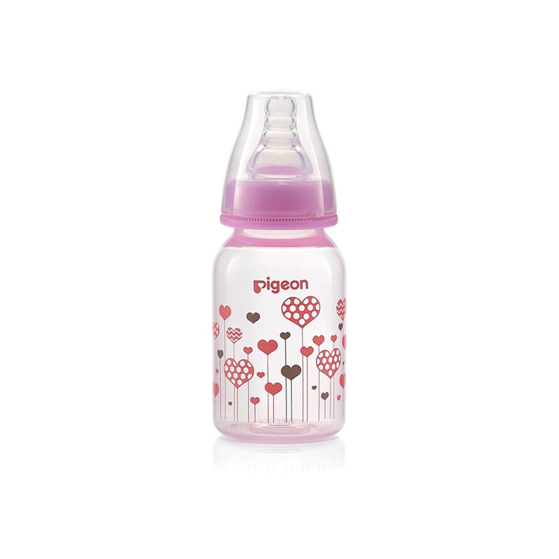 Flexible Standard Neck Feeder Clear Rpp 120ml – Pink
