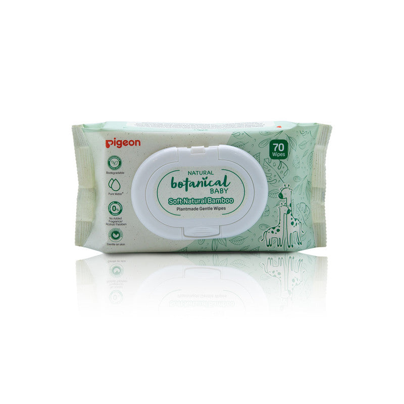 Natural Botanical Plantmade Gentle Wipes (70 Sheets)
