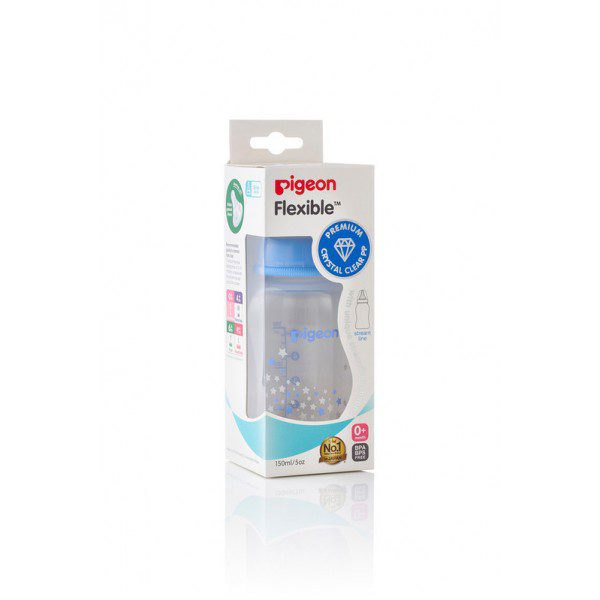 Pigeon Nursing Bottle With Peristaltic Nipple (Pp)