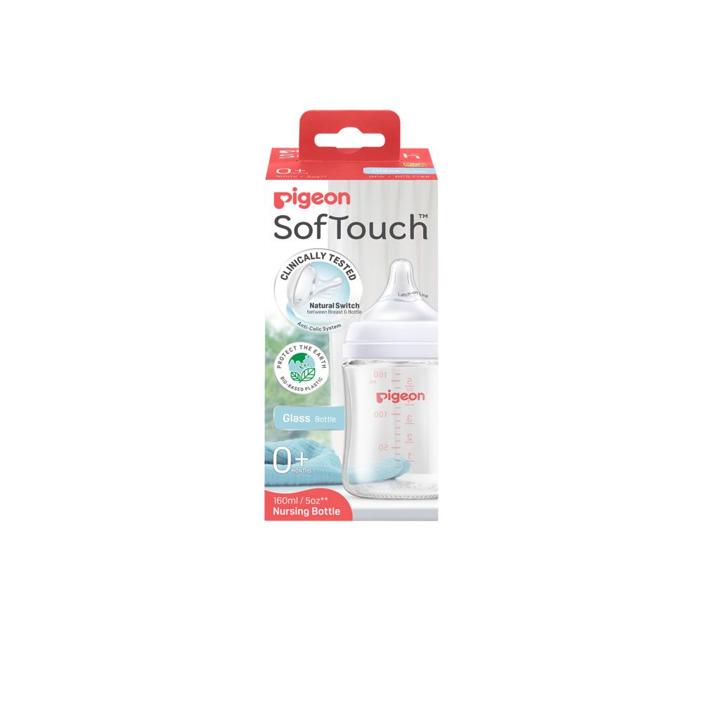 Softouch Bpp Wide Neck Nursing Bottle 160ml Logo