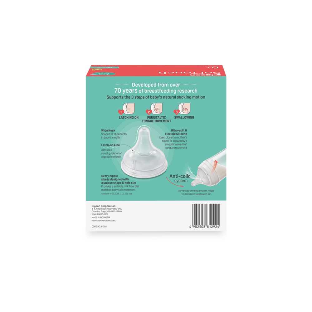 Softouch Bpp Wide Neck Nursing Bottle 160ml Pk-2