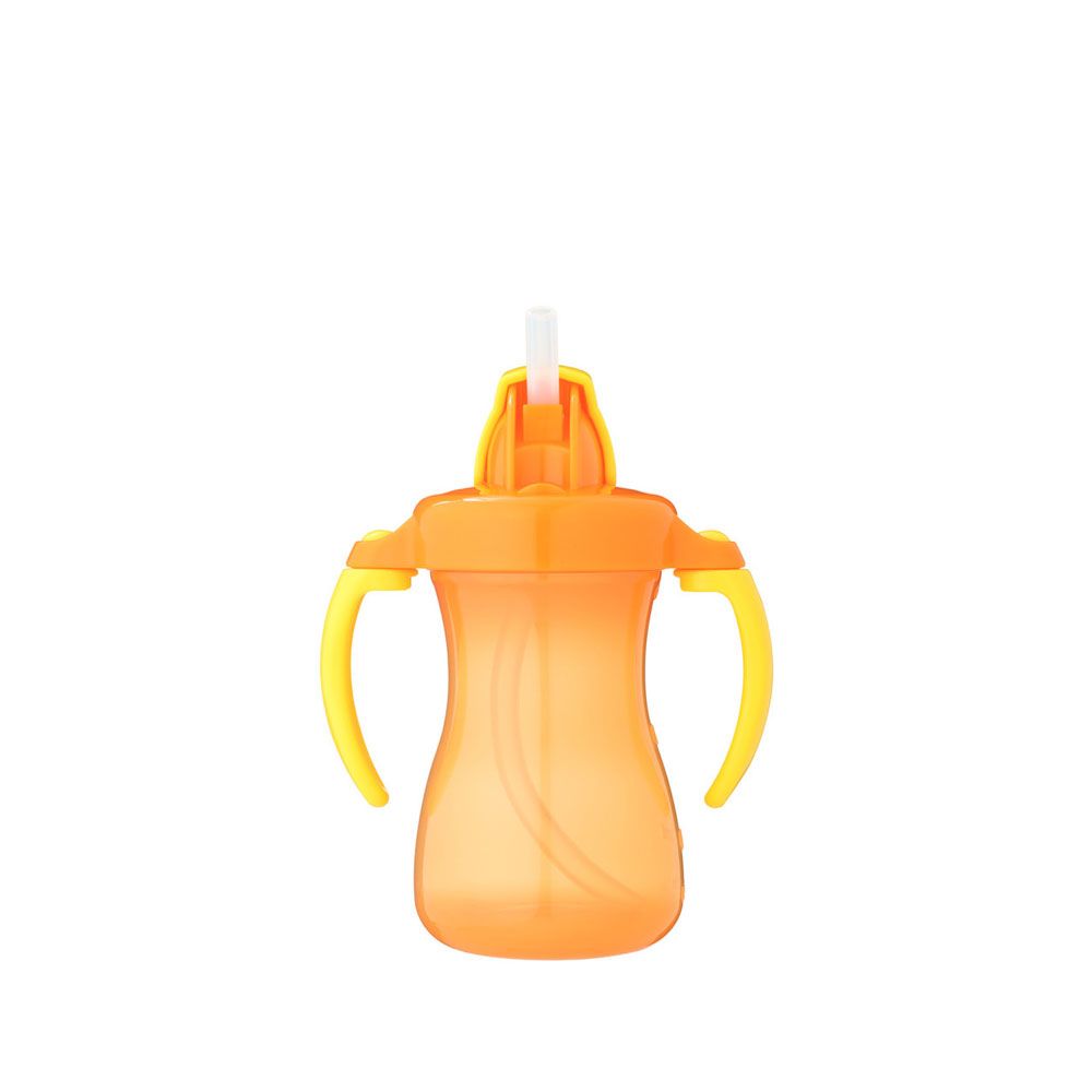 Petite Training Straw Bottle 150ml (Orange)