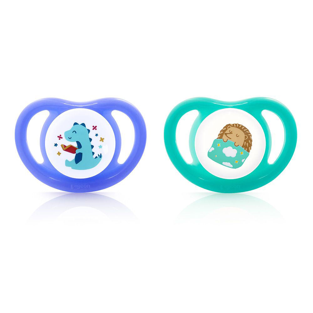 Pacifier Pk-2 (M) Dino Bday & Hedgehog