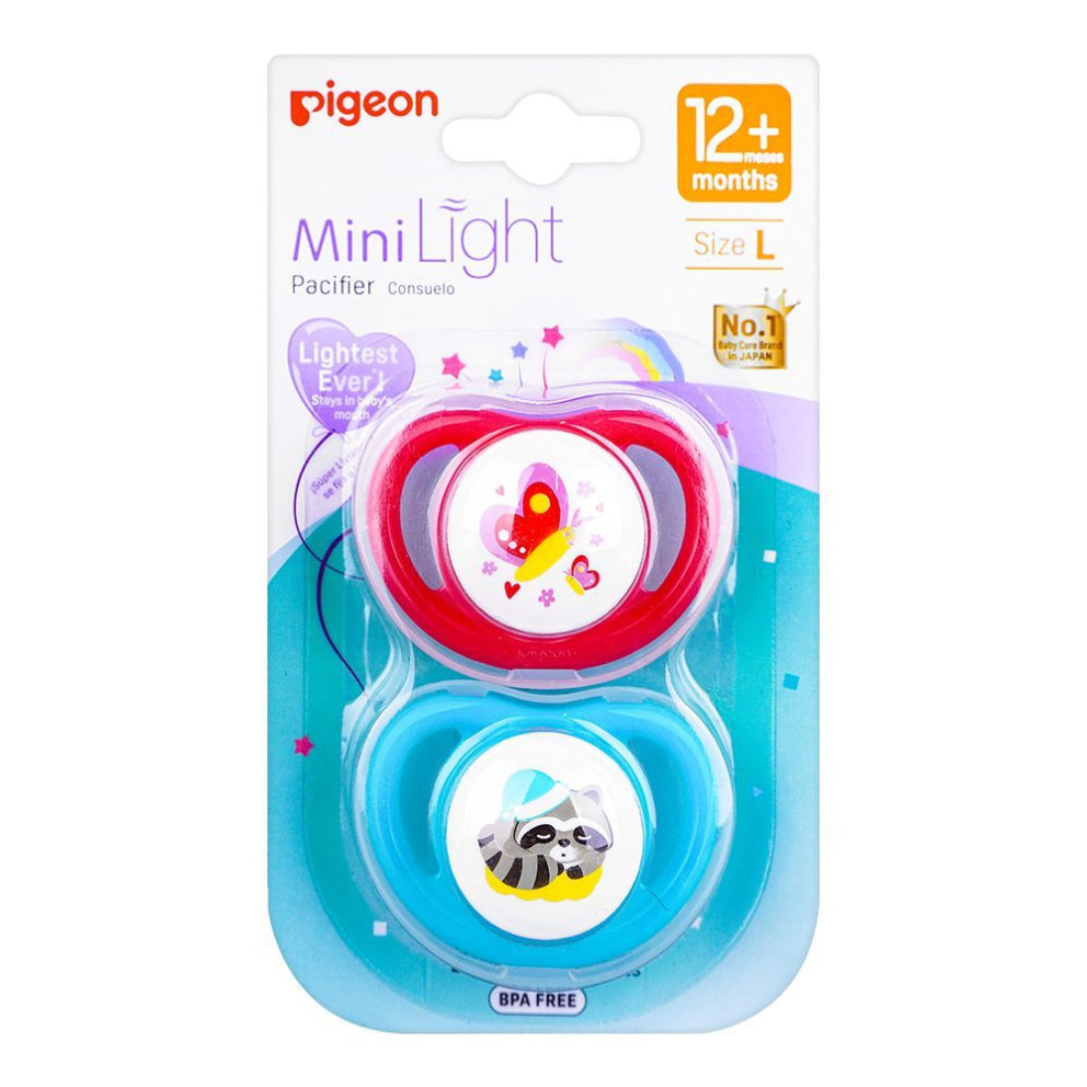 Pacifier Pk-2 (L) Butterfly & Raccoon