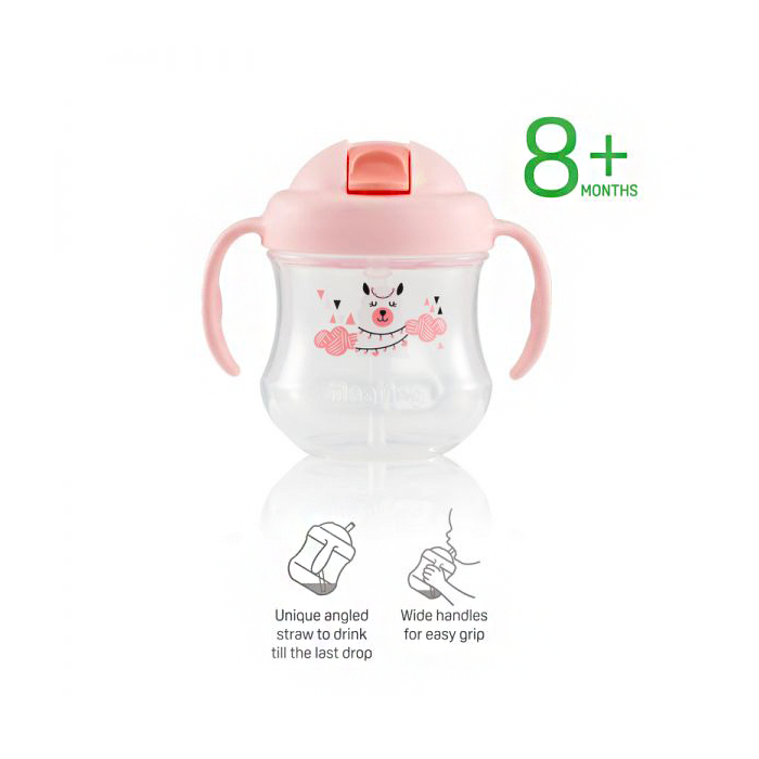 Pigeon Mag Mag Straw Training Cup Matte Pink