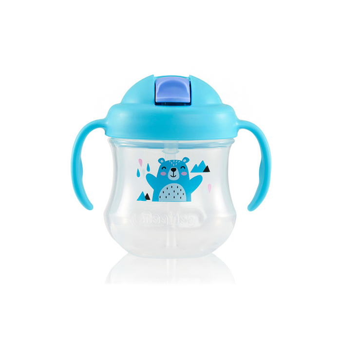 Pigeon Mag Mag Straw Training Cup Matte Blue