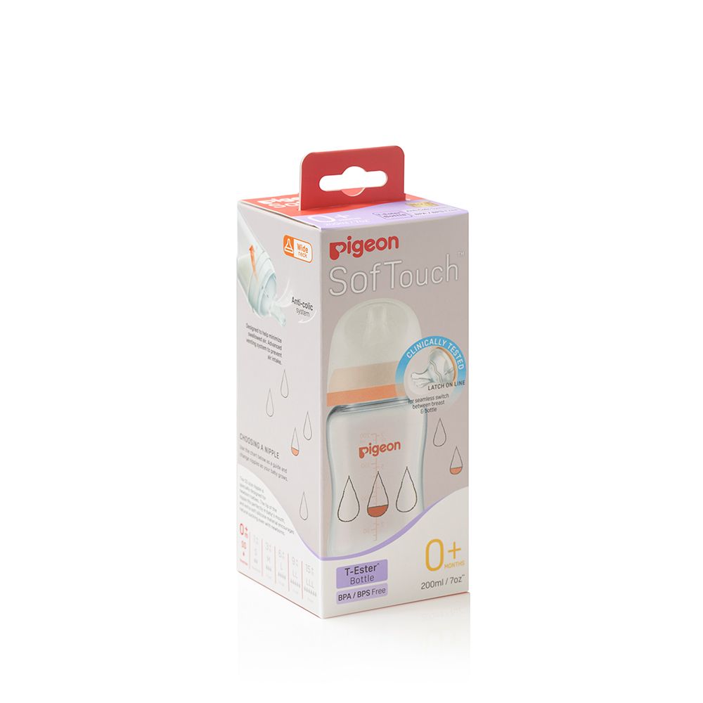Softouch Wide Neck Feeder T-Ester 200Ml Dewdrop