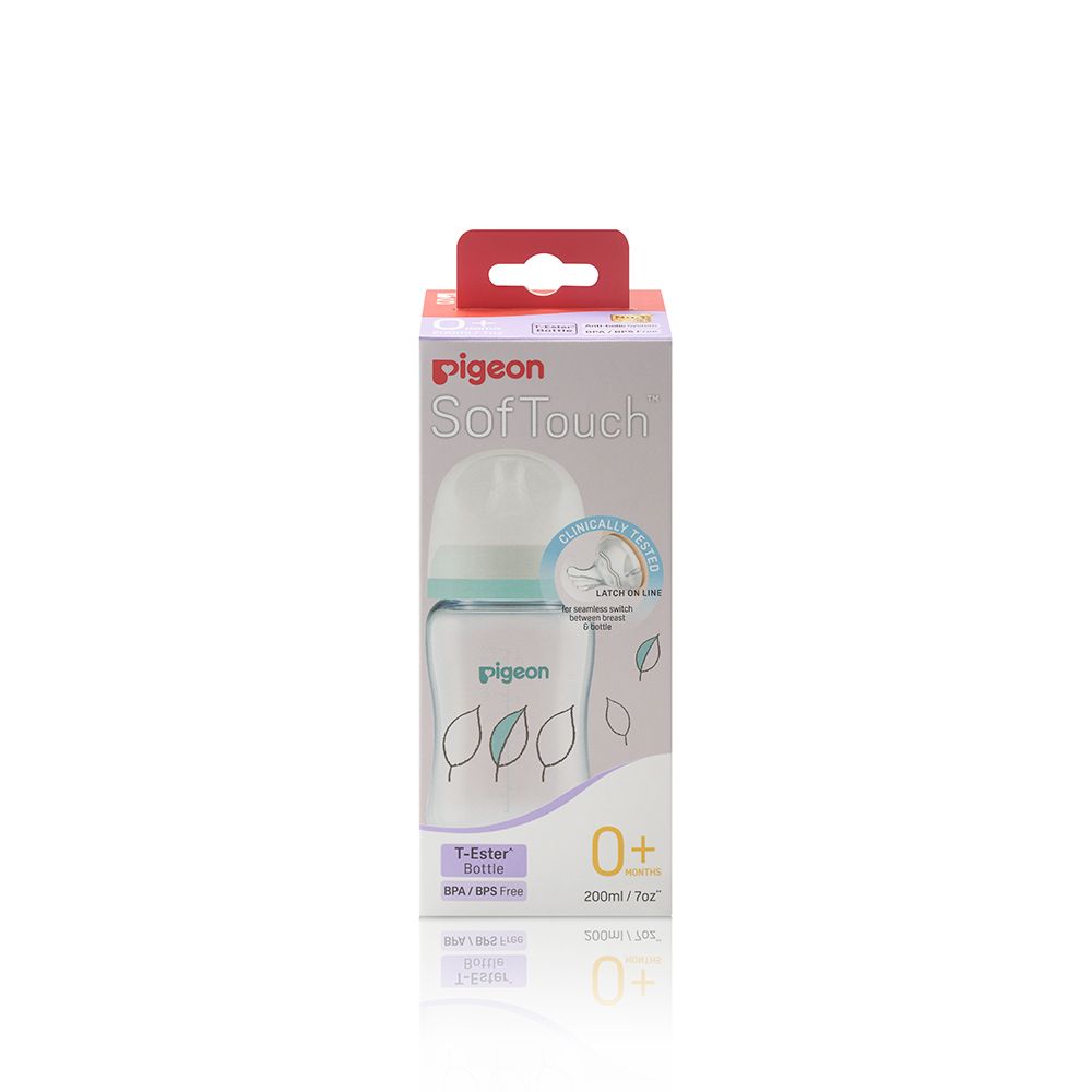 Softouch Wide Neck Feeder T-Ester 200ml Leaf
