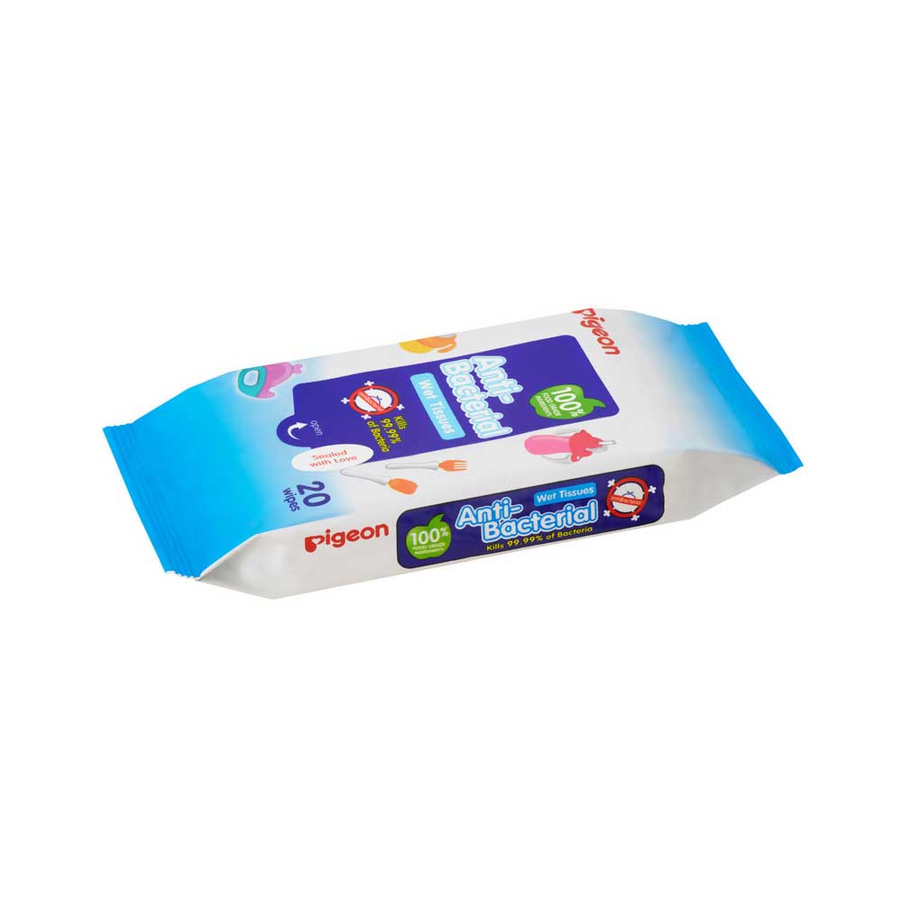 Pigeon Anti-Bacterial Wet Tissue 20 Wipes