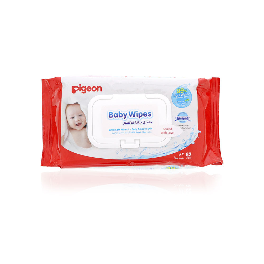 Baby Wipes 99% Pure Water Flip Top 82 Pcs