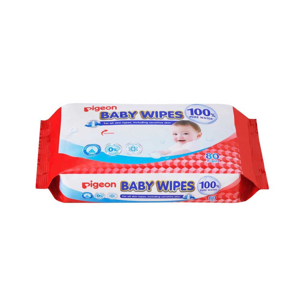 Baby Wipes 80 Sheets 100% Pure
