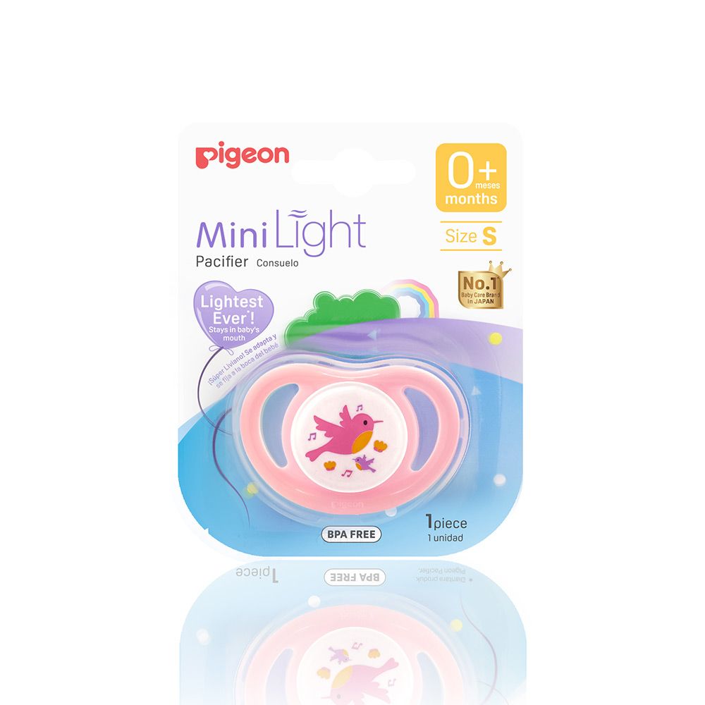 Mini Light Pacifier (S) Girl Bird