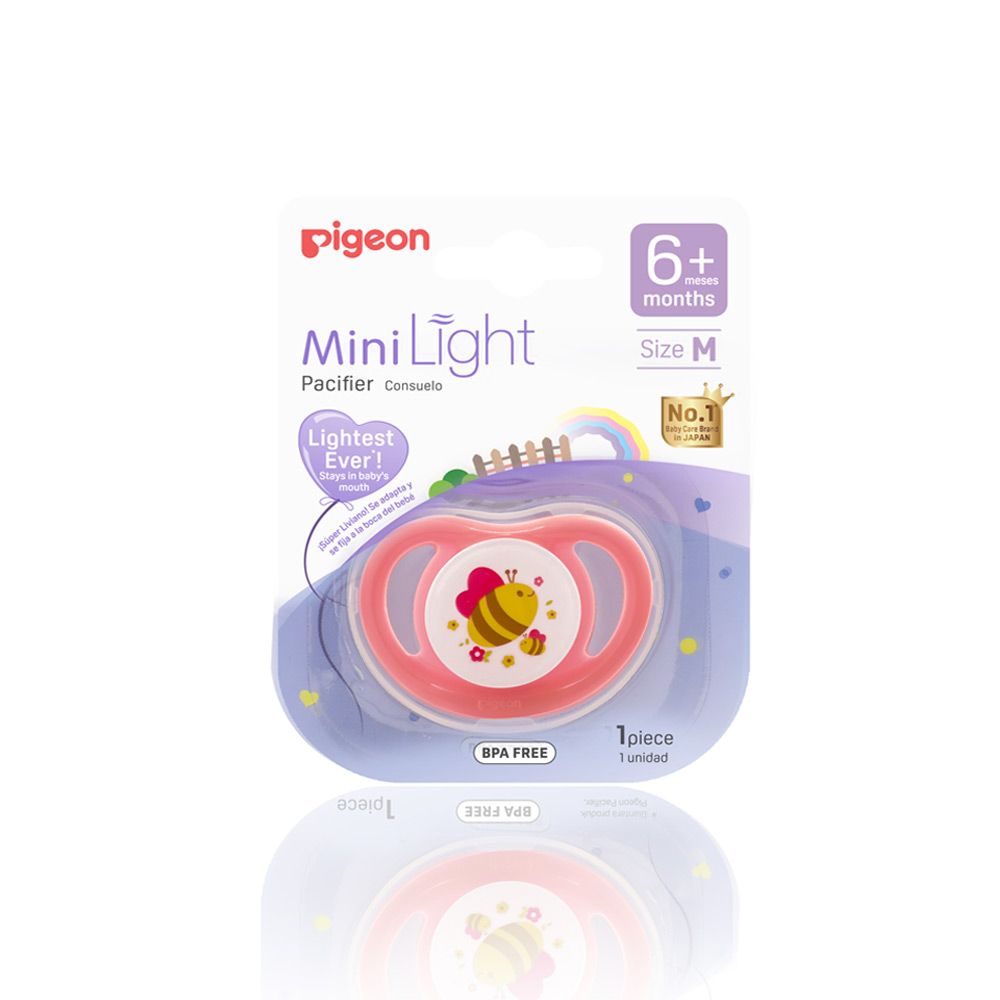 Mini Light Pacifier (M) Girl Bee