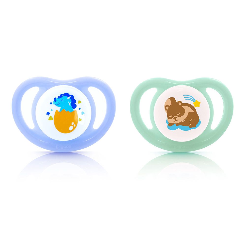 Pacifier Pk-2 (S) Dino Egg & Squirrel