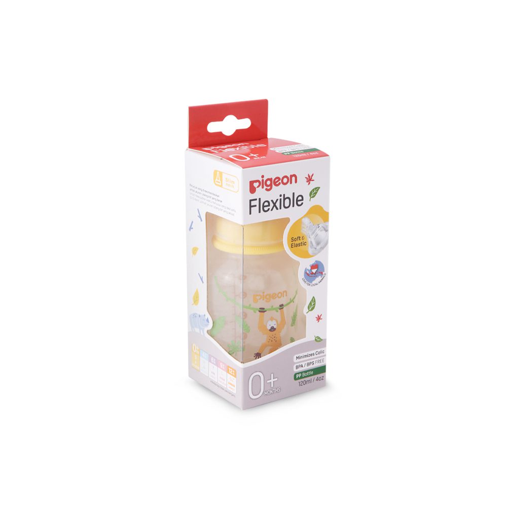 Flexible Standard Neck Feeder Pp Rp 120ml – Orangutan