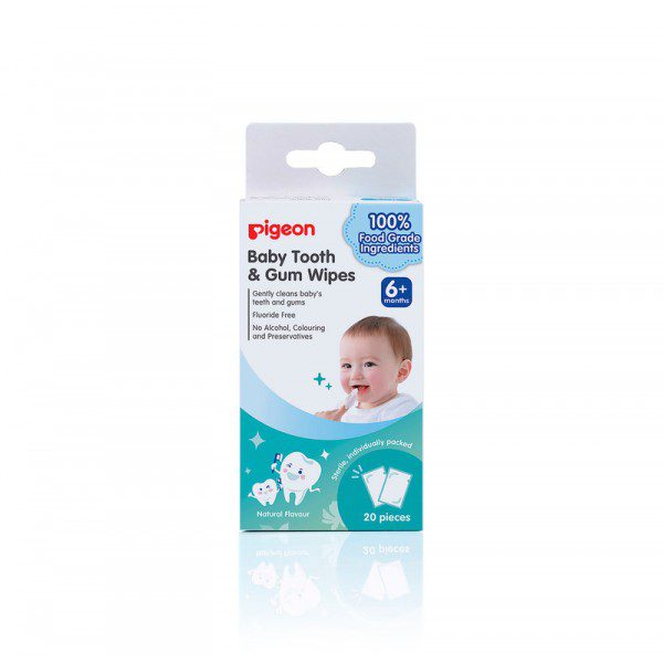 Pigeon Tooth & Gum Wipes Natural