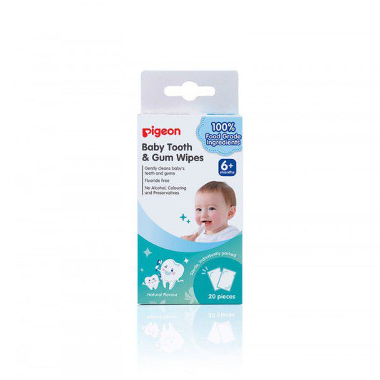 Pigeon Tooth & Gum Wipes Natural