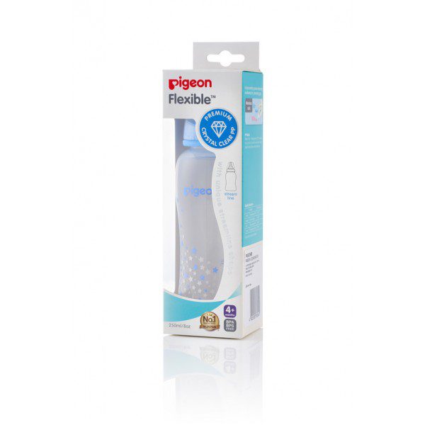 Pigeon Standard Neck Nursing Bottle With Peristaltic Nipple (Pp)