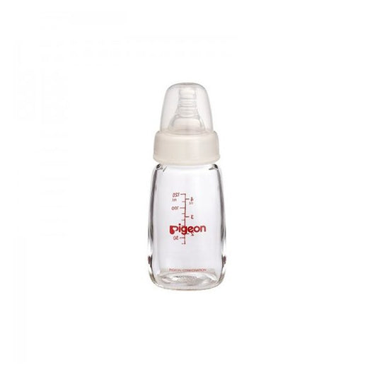 Pigeon Standard Neck Nursing Bottle With Peristaltic Nipple (Glass)