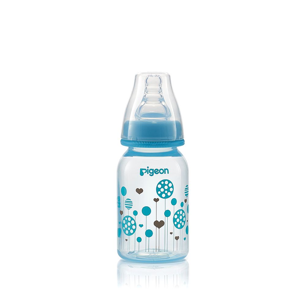 Flexible Standard Neck Feeder Clear Rpp 120ml – Blue