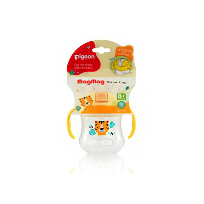Pigeon Mag Mag Straw Training Cup Matte Yellow