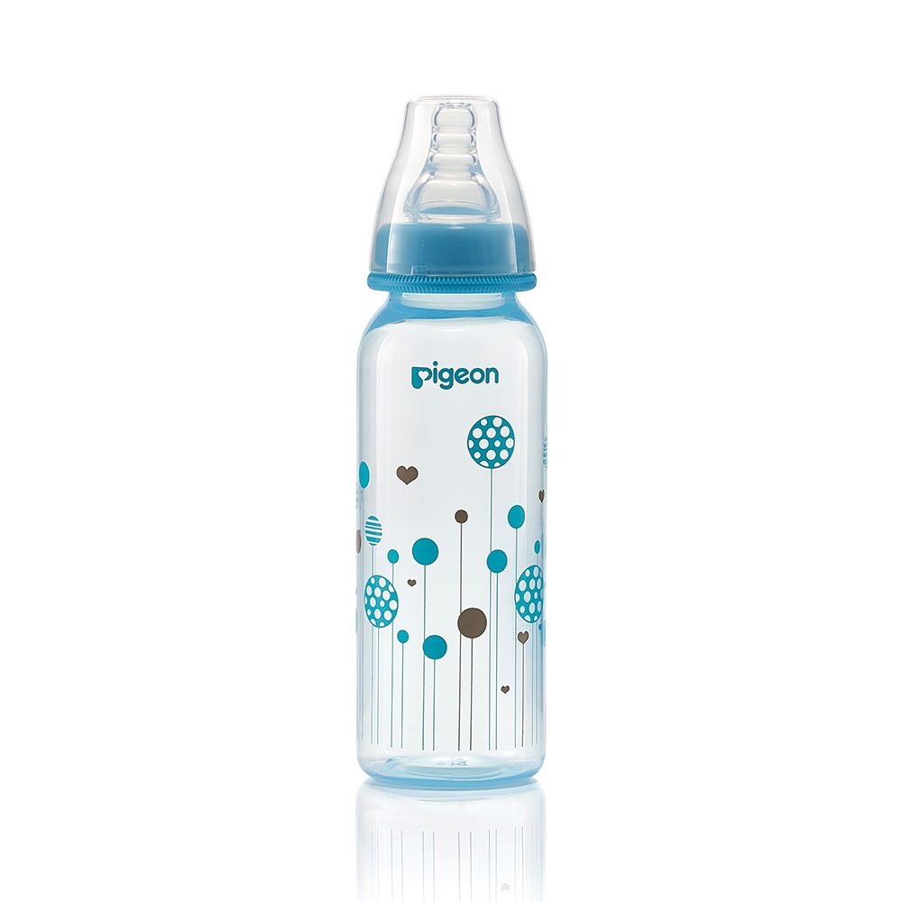 Flexible Standard Neck Feeder Clear Rpp 240Ml – Blue