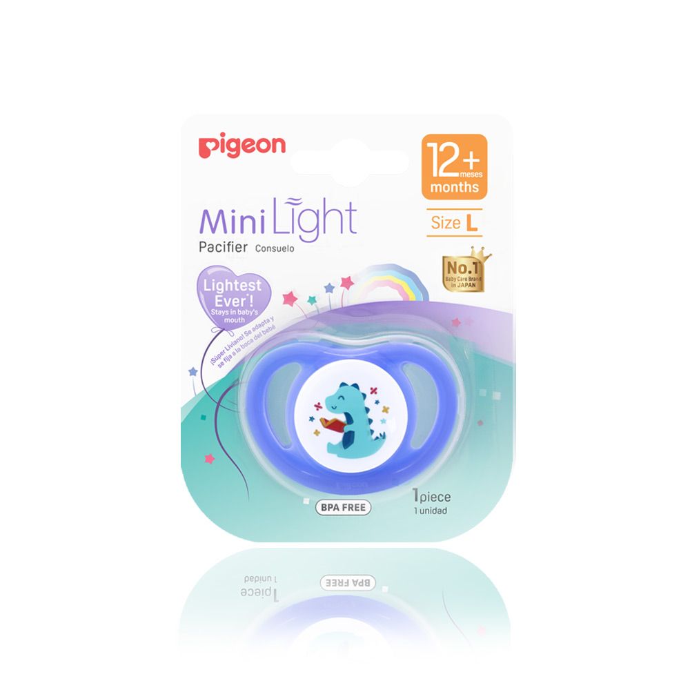 Mini Light Pacifier (L) Boy Dino Reading Book
