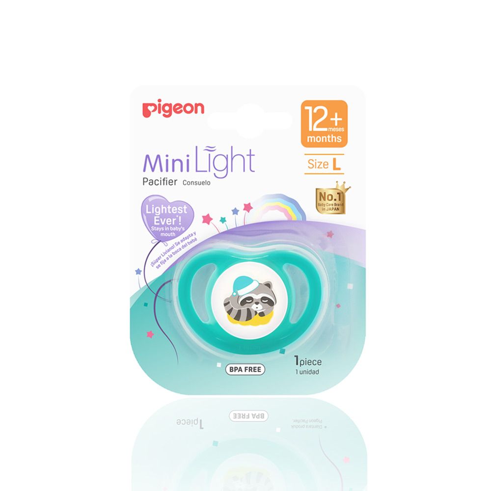 Mini Light Pacifier (L) Unisex Raccoon
